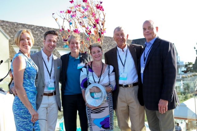 SPB Board, Clearity Founder, Dr. Laura Shawver and Executive Director Hillary Theakston celebrate at Someone Lived in Del Mar, May 2016
